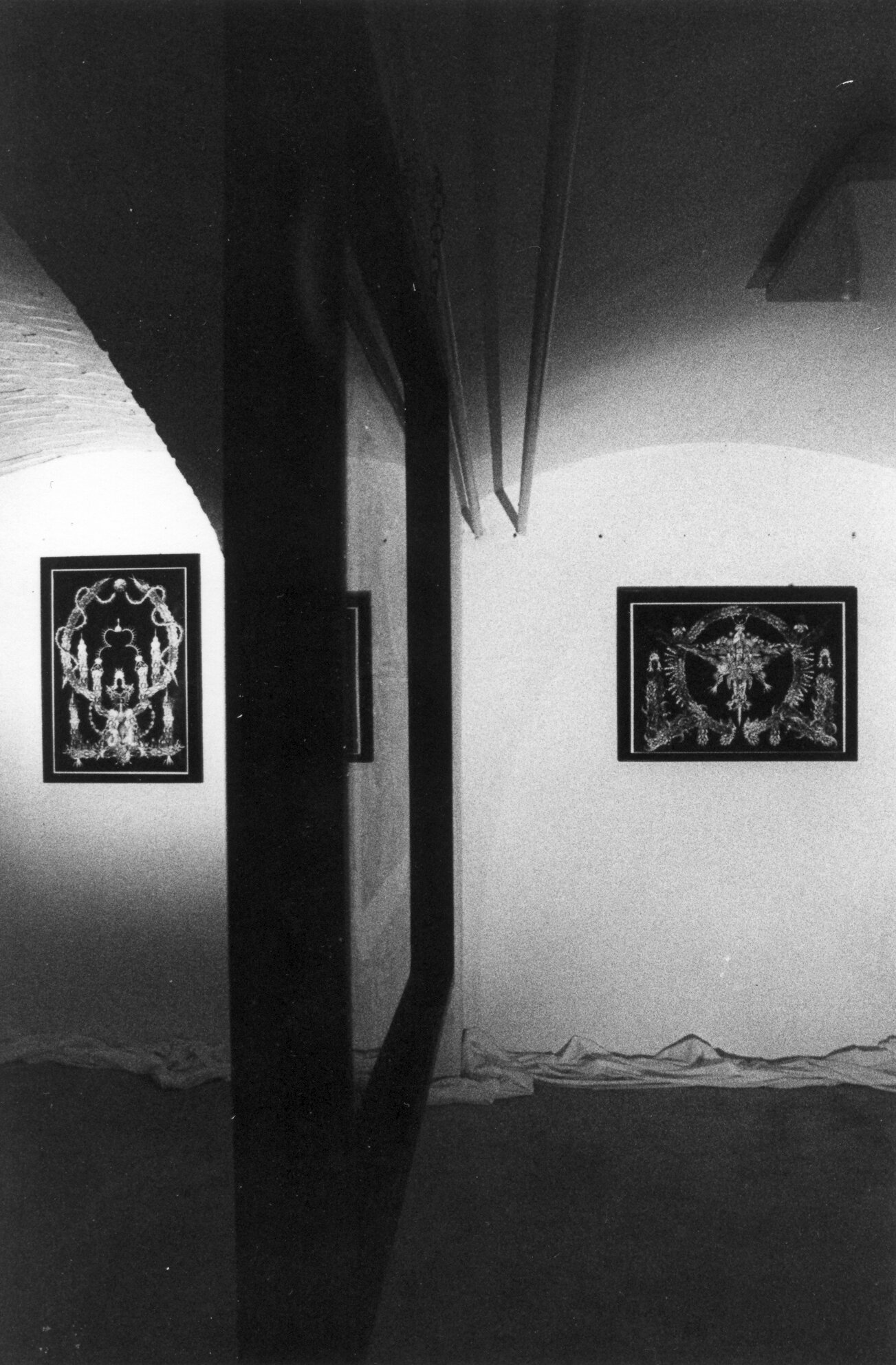 VSSD PADEC ANGELA SVETLOBE razstava grafik 1989 Galrija 88